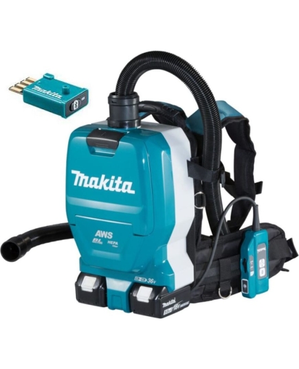 Пылесос аккумуляторный MAKITA DVC265ZXU (36В, 18Вx2)