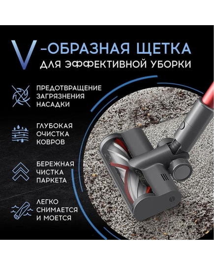 Вертикальный беспроводной пылесос Xiaomi Dreame Cordless Vacuum Cleaner R10 pro GREY EU