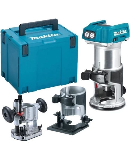 Фрезерная машина аккумуляторная MAKITA DRT50ZJX2 кромочный (18В,Li-ion,BL-Motor,10000-3 (DRT50ZJX2) без акк и ЗУ