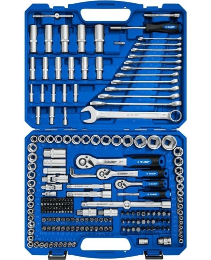 Набор инструментов Зубр 27674-H216 216 предметов (жесткий кейс)