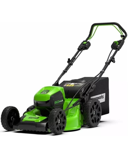 Газонокосилка аккумуляторная GREENWORKS GD60LM46SPK4 (2502907UB), 46см, самоходная, 4Ач