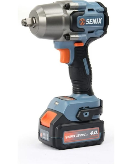 Гайковерт SENIX X2 PDWX2-M7-EU SET 20В 1/2'', 750 Нм, 1х4Ач, ЗУ, кейс