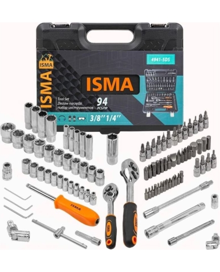 Набор инструментов ISMA Isma-4941-5DS-м (52675) 94 пр.