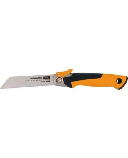 Пила садовая Fiskars Pro Power Tooth малый черный/оранжевый (1062932)