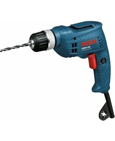 Дрель безударная Bosch GBM 6 RE (0601472600) 350 Вт/БЗП 10мм/3,5нм/1,1кг/рег.скор/коробка/N