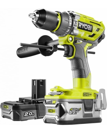 Дрель-шуруповерт Ryobi One+ R18PD7-252S бесщеточная ударная (5133004391)