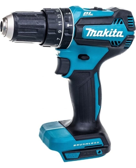 Дрель аккумуляторная ударная Makita DHP485Z 18 В/БЗП 13мм/2скор/25/50Нм/1,7кг/без акаккумулятора