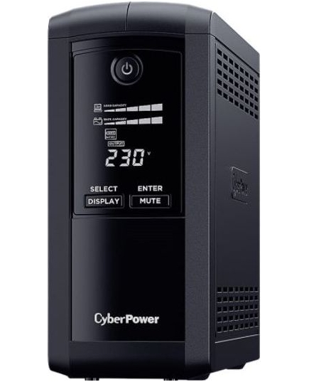 ИБП CyberPower VP700EILCD {700VA/390W USB/RS-232/RJ11/45 (6 IEC С13)}