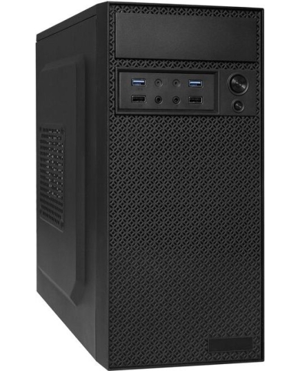 Корпус ExeGate BAA-109U2-AAA450 Minitower (mATX, AAA450 8см, 2*USB+2*USB3.0, аудио, черный)