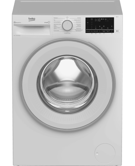 Стандартная стиральная машина Beko B3WFR572WW, с паром