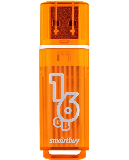 USB 16GB Smart Buy Glossy оранжевый