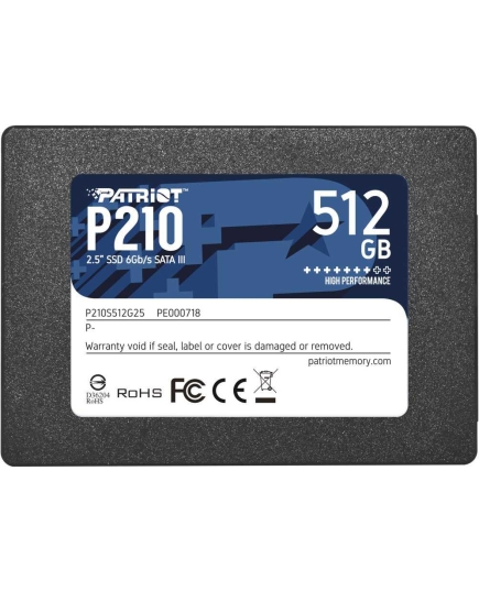 SSD Patriot 512Gb P210 P210S512G25