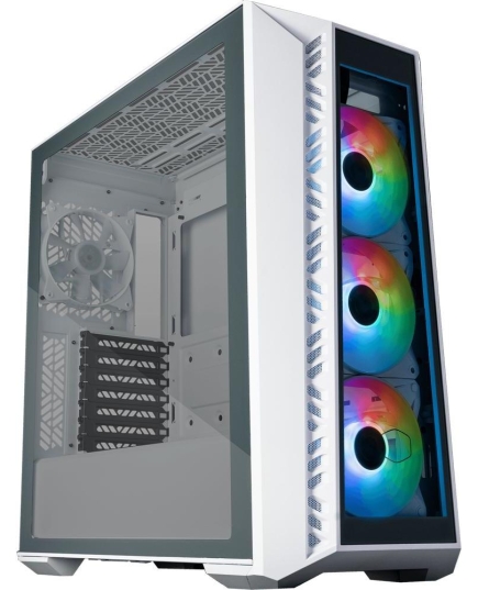 Корпус Cooler Master MasterBox 520 MB520-WGNN-S01 без БП White U3x1,U3.1type Cx1,Audio,ARGB fanx3,front TG panel