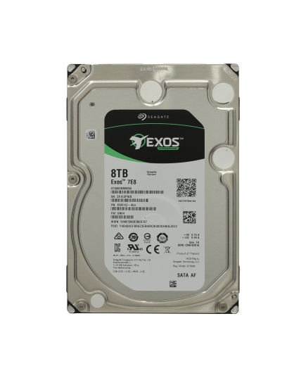 HDD 3.5" 8.0TB 7200rpm SATA3 256MB Seagate Exos 7E8 (ST8000NM0055) 24/7, высокое быстродействие