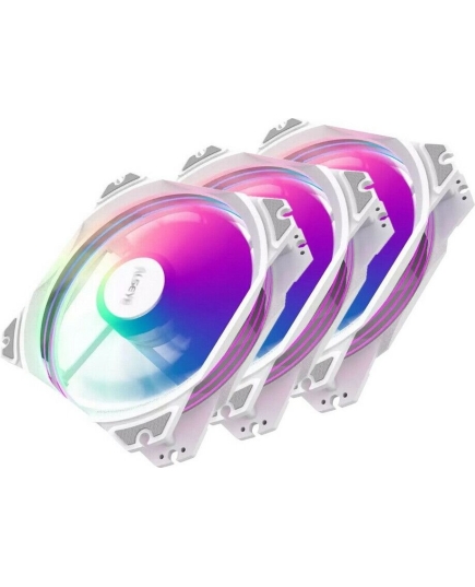 Вентилятор Alseye M120-PWA FAN KIT 3x120mm, 800-1700rpm, 31-66CFM, 19.4-33.8dBA, AURA RGB, PWM + 3pin Aura, RTL