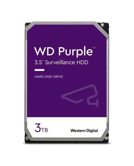 HDD WD WD33PURZ Surveillance Purple SATA-III 3TB (5400rpm) 64Mb 3.5"