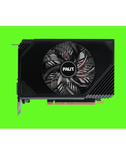 Видеокарта Palit RTX3050 Stormx (NE63050018JE-1070F) Nvidia GeForce RTX 3050 PCI-E 4.0 6Gb 96bit GDDR6 1042/14000 DVIx1 HDMIx1 DPx1 HDCP Ret