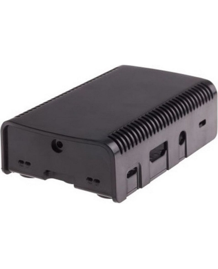 Корпус Raspberry Pi 3 Model B (103-4300) , 2-piece black case ASM-1900040-21 for Raspberry Pi 3 B/B+ , совместим с креплением VESA Mount