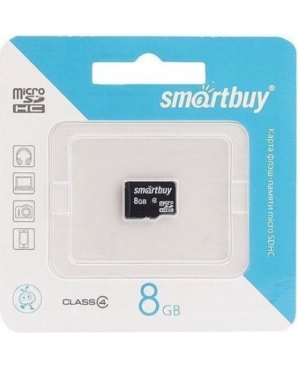 Карта флэш-памяти MicroSD 8 Гб Smart Buy без SD адаптера (class 4)