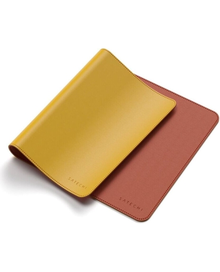 Коврик Satechi Dual Side Eco-Leather Deskmate Yellow Orange ST-LDMYO