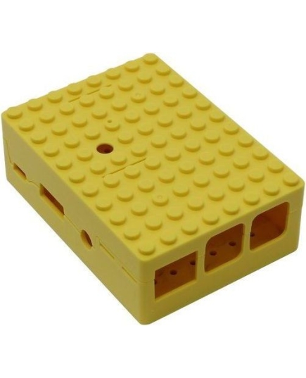 Корпус ACD RA185 yellow для микрокомпьютера Raspberry Pi 3 Yellow ABS Plastic Building Block case for Raspberry Pi 3