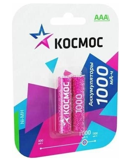 Аккумулятор Космос KOCR03NIMH(1000MAH)