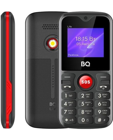 Мобильный телефон BQ 1853 Life Black+Red