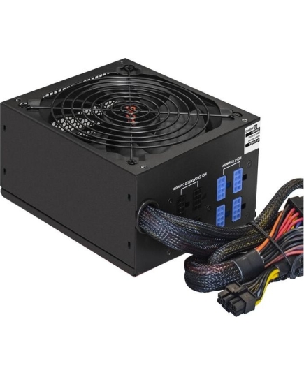 Блок питания ExeGate 400PPX EX292174RUS 400W ATX, APFC, КПД 80 (80 Plus), 14cm fan, 24pin, (4+4)pin, PCIe, 5xSATA, 4xIDE, FDD, black, RTL