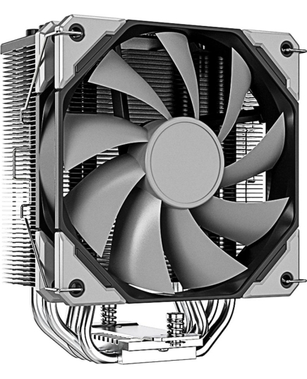 Кулер ID-COOLING SE-214-XT BASIC (180W, 4пин PWM, 1700/1200/115x/AM4/AM5, 35.2 дБ, 500-900 об/мин,Al+тепл.трубки)