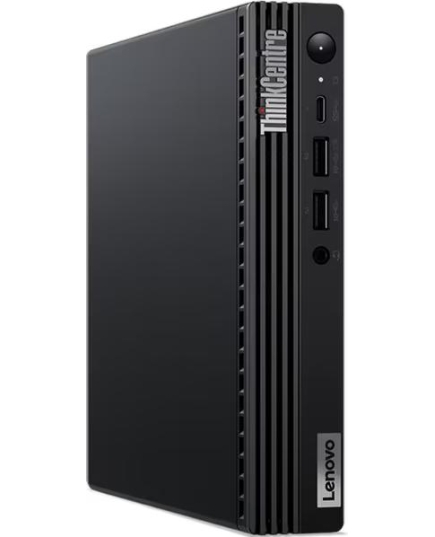 Неттоп Lenovo ThinkCentre Tiny M70q-4 (12E3002UUM) slim i3 13100T (2.5) 8Gb SSD512Gb UHDG 730 noOS GbitEth WiFi BT 65W kb мышь клавиатура черный