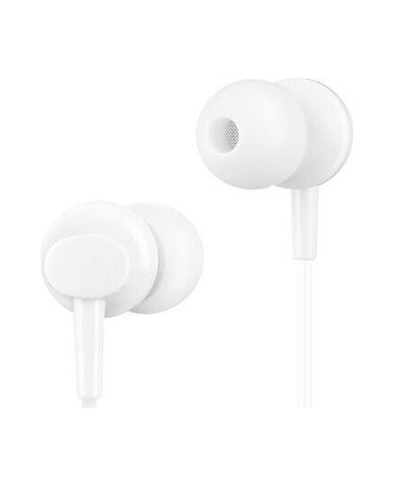 Наушники HOCO M114 Jia universal earphones with microphone (белый)