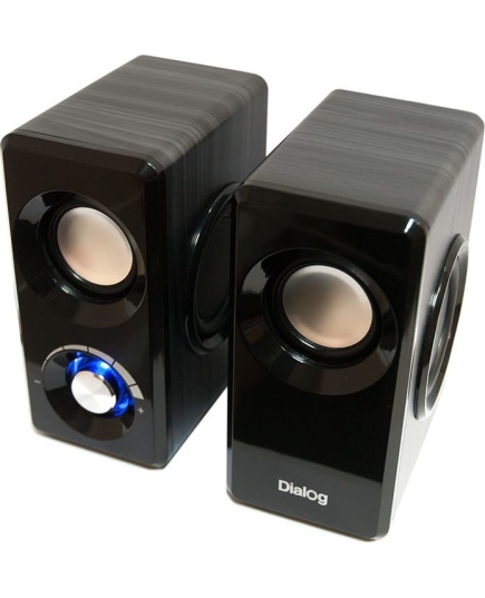 Dialog Stride AST-25UP BLACK - акустические колонки 2.0, 6W RMS, черные, питание от USB