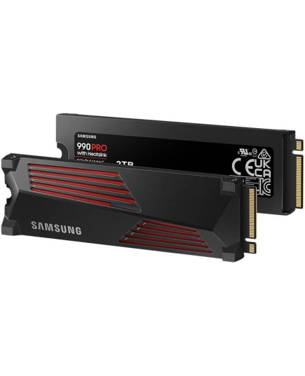 SSD Samsung 990 Pro MZ-V9P2T0CW, 2000GB, M.2(22x80mm), NVMe 2.0, PCIe 4.0 x4, V-NAND TLC, R/W 7450/6900MB/s, IOPs 1 400 000/1