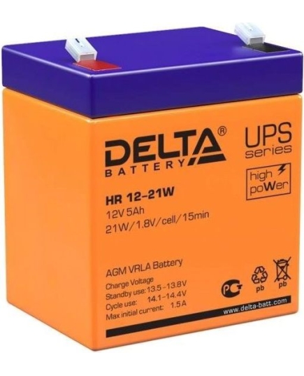 Батарея для ИБП Delta HR 12-21 W 12В 5Ач