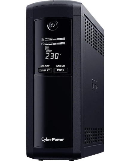 ИБП CyberPower VP1200ELCD {1200VA/720W USB/RS-232/RJ11/45 (4 + 1 EURO)}