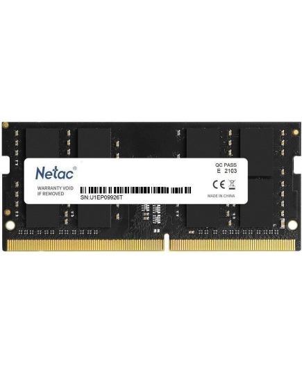 ОЗУ Netac Basic NTBSD4N32SP-08 SO-DIMM DDR4 8GB 3200MHz CL22 1.2V