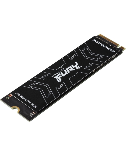 SSD M.2 1Tb Kingston Fury Renegade (SFYRS/1000G) (PCI-E 4.0 x4, up to 7300/6000Mbs, 1000000 IOPS, 3D TLC, NVMe, 1000TBW, Phison E18, 22х80mm, LP gr