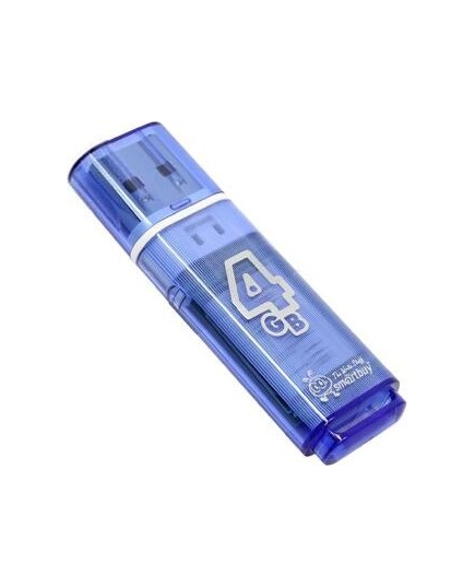 USB-флешка Smartbuy 4Gb Glossy series Blue (SB4GBGS-B)