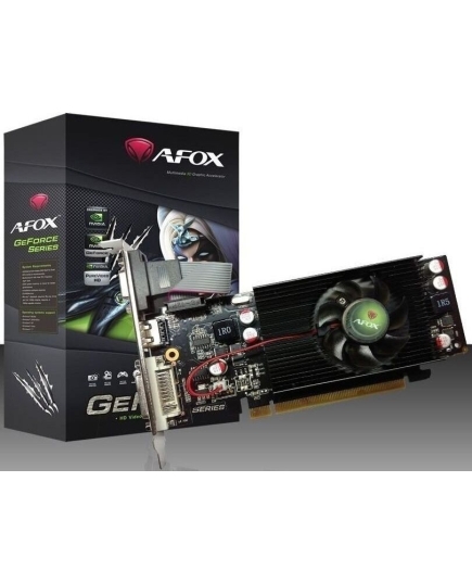 Видеокарта AFOX AF210-1024D3L5 V2 Geforce GT210 1GB DDR3 64Bit DVI HDMI VGA LP Single Fan