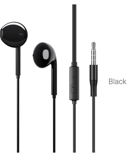 Наушники BOROFONE BM54 Maya universal earphones with microphone (чёрный)