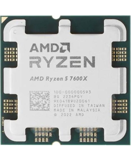 Процессор AMD Ryzen 5 7600X (100-000000593) (Soc-AM5/4.7/5.3GHz/6C/12T/32Mb/105W/Tray)