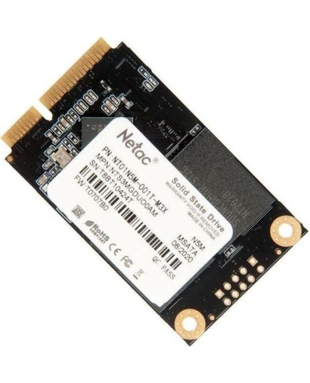 Внутренний SSD Netac 1TB N5M, mSata (mini SATA), R/W - 540/490 MB/s, 3D NAND