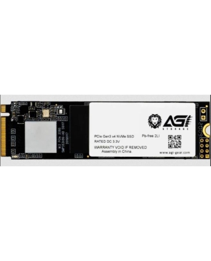 SSD AGI AI198 (AGI1T0G16AI198) 1TB PCIe Gen3x4 with NVMe, 2000/1690, IOPS 214/243K, MTBF 1.6M, 3D NAND TLC