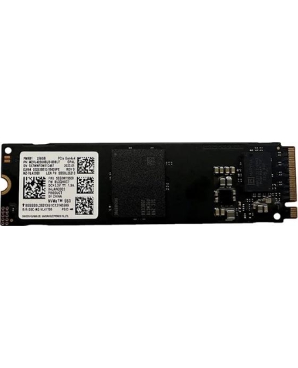 SSD Samsung PM9B1 MZVL4256HBJD-00B07 256GB, M.2(22x80mm) NVMe, PCIe 4.0 x4, R/W 3300/1250MB/s