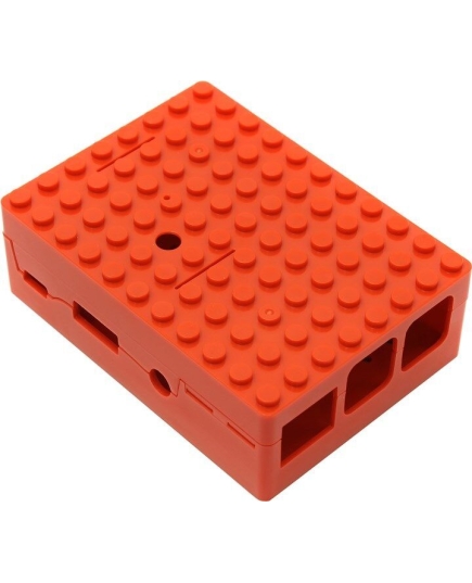 Корпус ACD RA183 red для микрокомпьютера Raspberry Pi 3 Red ABS Plastic Building Block case for Raspberry Pi 3