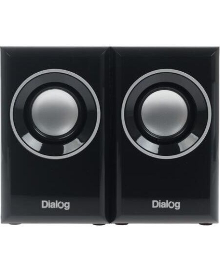 Dialog Stride AST-15UP BLACK - акустические колонки 2.0, 6W RMS, красное, питание от USB