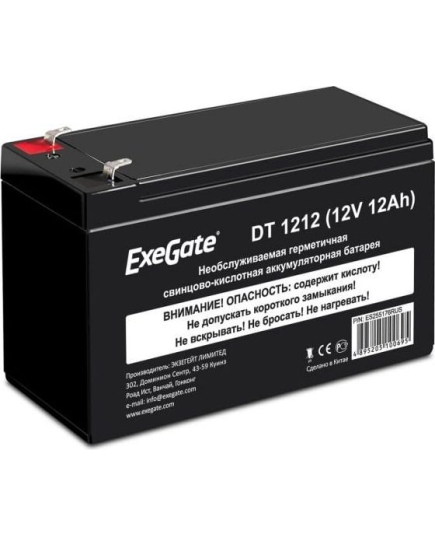 Батарея Exegate Special DT 1212/EXS12120 ES255176RUS (12V 12Ah) клеммы F1