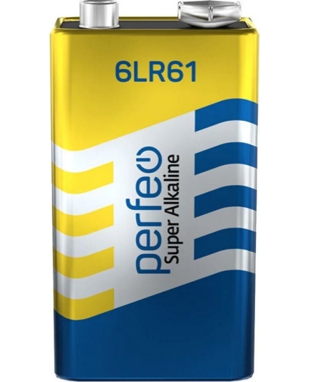 Батарейка Perfeo 6LR61/1SH Super Alkaline