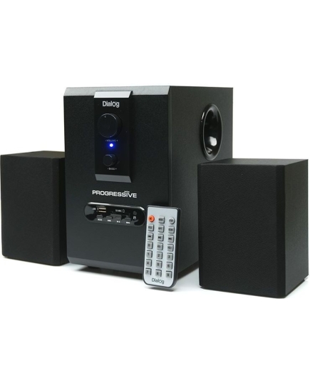 Dialog Progressive AP-150 BLACK - акустические колонки 2.1, 10W+2*5W RMS, USB+SD reader