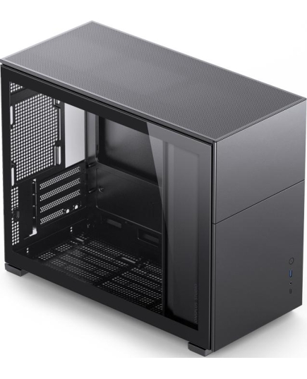 Корпус Jonsbo D31 STD Black без БП, боковая панель из закаленного стекла, mini-ITX, micro-ATX, черный